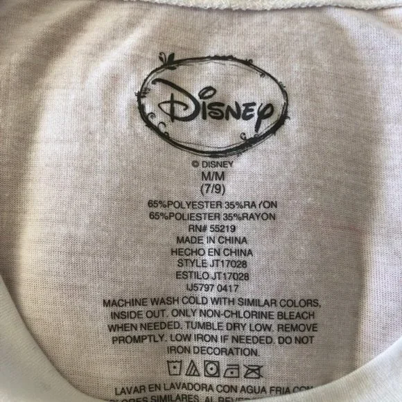 DIsney Rhinestone Mickey Hi-Lo Top- Silver, Blue, Black - Sz M - NWOT - Picture 5 of 5